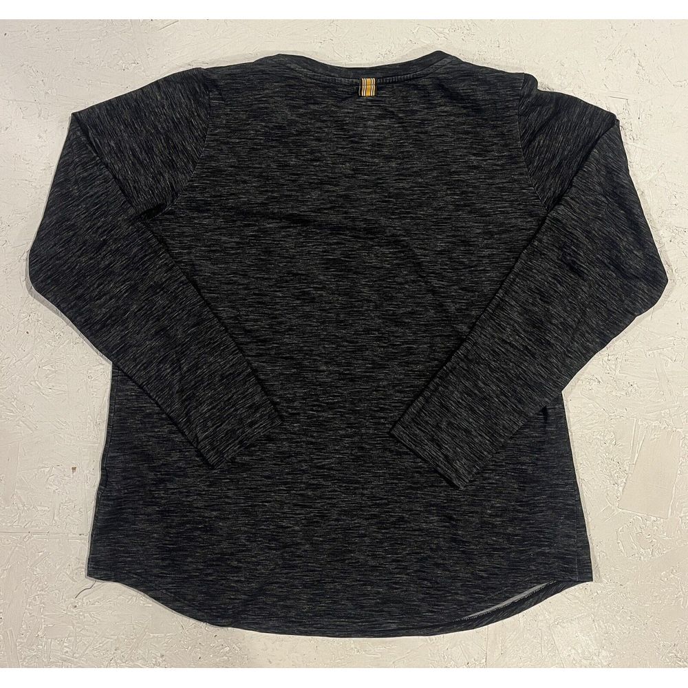 Iowa‎ Hawkeyes Womens Shirt Nike XL Heather Gray Long Sleeve Dri-Fit Logo - Picture 9 of 9